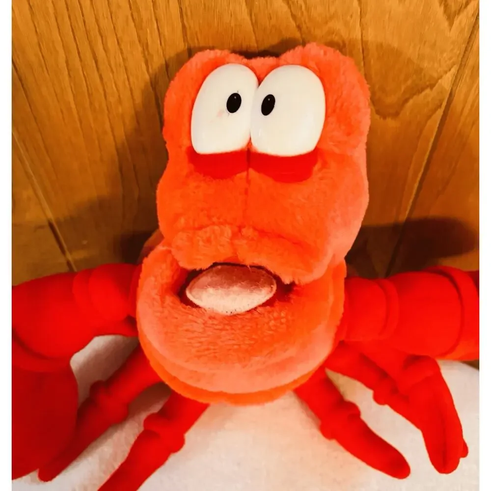Disney Sebastian The Little Mermaid Plush Red Lobster 12” Stuffed Toy